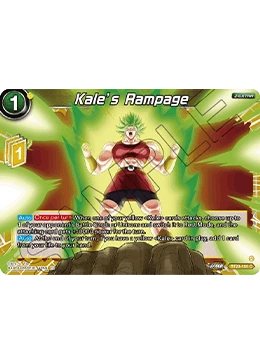Kale’s Rampage BT23-105 card