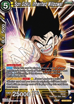 Son Goku, Inherited Willpower BT23-106 card