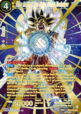Ultra Instinct Son Goku, Divine Technique BT23-110_PR card
