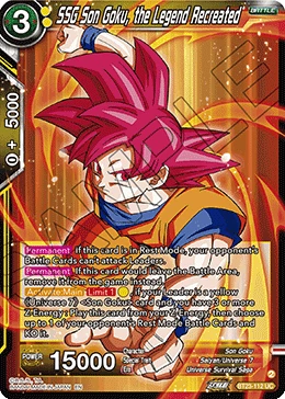 SSG Son Goku, the Legend Recreated BT23-112 card