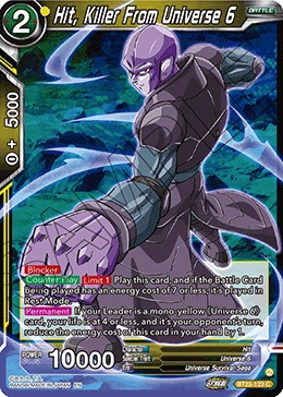 Hit, Killer From Universe 6 BT23-123 card
