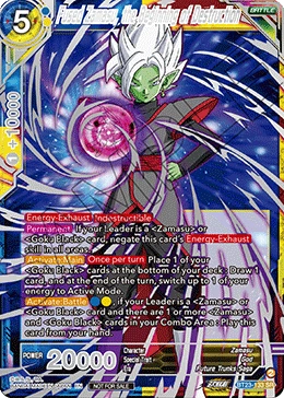 Fused Zamasu, the Beginning of Destruction BT23-133 Dragon Ball Masters card, Gold Stamped