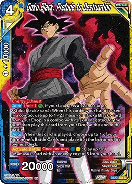 Goku Black, Prelude to Destruction BT23-134 card