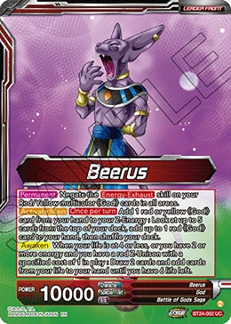 Beerus BT24-002_PR card