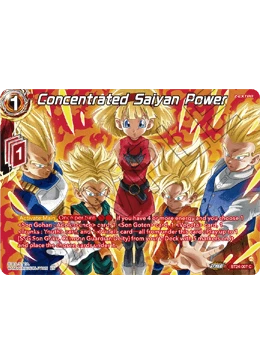 Concentrated Saiyan Power BT24-007_PR card