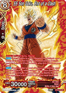 SS Son Goku, End of a Clash BT24-010_PR card