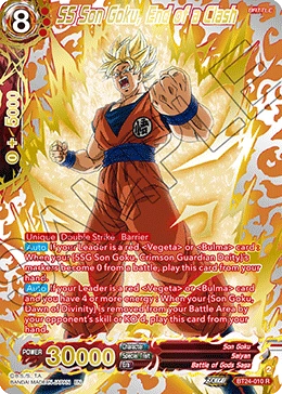 SS Son Goku, End of a Clash BT24-010_PR02 card
