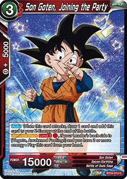 Son Goten, Joining the Party BT24-012 card