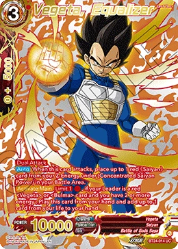Vegeta, Equalizer BT24-014_PR02 card