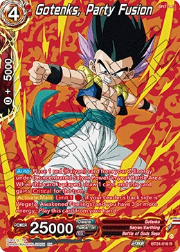 Gotenks, Party Fusion BT24-016_PR