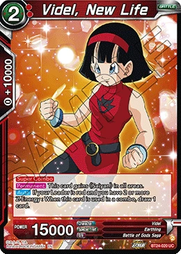 Videl, New Life BT24-020 card