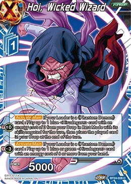 Hoi, Wicked Wizard BT24-028 card