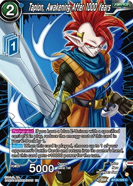 Tapion, Awakening After 1000 Years BT24-029 card
