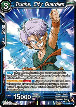 Trunks, City Guardian BT24-036 card