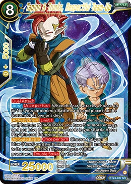 Tapion & Trunks, Respectful Team-Up BT24-037 card