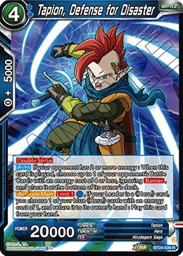 Tapion, Defense for Disaster BT24-039 card