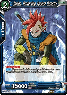 Tapion, Protecting Against Disaster BT24-040 card
