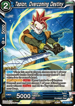 Tapion, Overcoming Destiny BT24-041 card