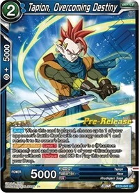 Tapion, Overcoming Destiny BT24-041 Dragon Ball Masters card, Promo