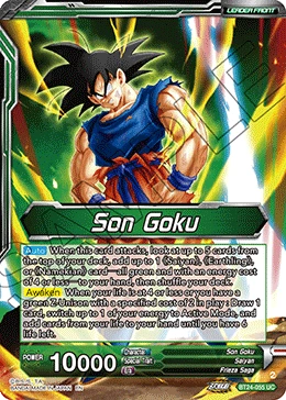 Son Goku BT24-055 Dragon Ball Masters card