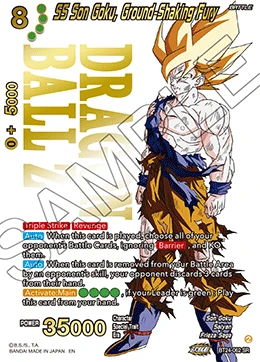 SS Son Goku, Ground-Shaking Fury BT24-062 Dragon Ball Masters card, Promo 2