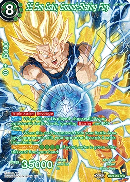 SS Son Goku, Ground-Shaking Fury BT24-062_SPR card