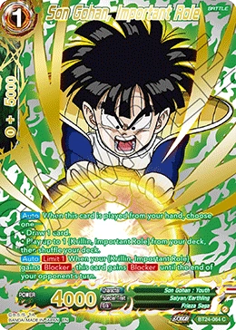 Son Gohan, Important Role BT24-064_PR02 card