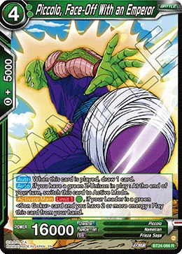 Piccolo, Face-Off With an Emperor BT24-066 card