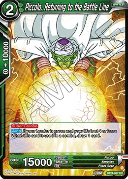 Piccolo, Returning to the Battle Line BT24-067 card