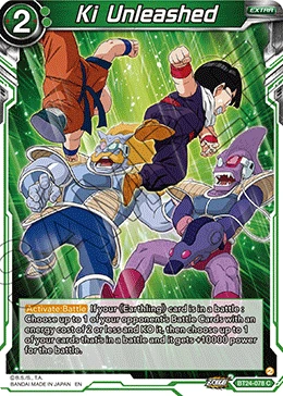 Ki Unleashed BT24-078 Dragon Ball Masters card