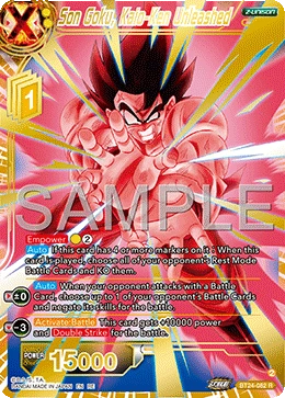 Son Goku, Kaio-Ken Unleashed BT24-082_PR03