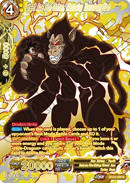 Great Ape Son Gohan, Menacing Transformation BT24-089_PR02 card