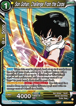 Son Gohan, Challenge From the Corps BT24-092 card