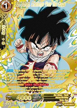 Son Gohan, Challenge From the Corps BT24-092_PR02 card