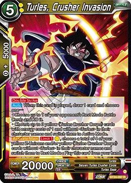 Turles, Crusher Invasion BT24-097 card