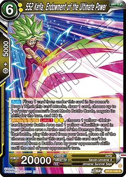 SS2 Kefla, Endowment of the Ultimate Power BT24-108 card
