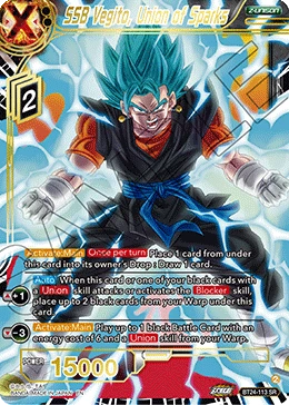 SSB Vegito, Union of Sparks BT24-113 card