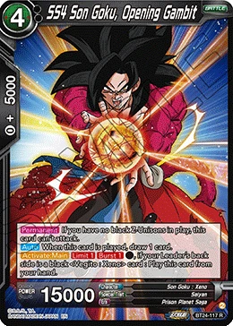 SS4 Son Goku, Opening Gambit BT24-117 card