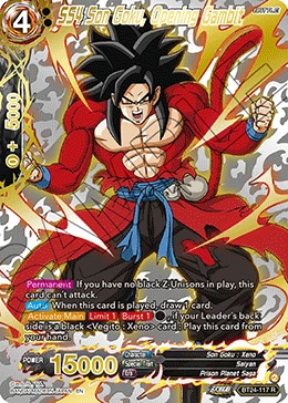 SS4 Son Goku, Opening Gambit BT24-117_PR02 card