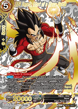 SS4 Vegeta, Start of a Fierce Battle BT24-120_PR02 card