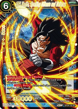 SS4 Vegito, Sparking Offense and Defense BT24-122 card