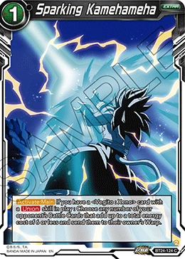 Sparking Kamehameha BT24-124 card