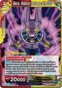Beerus, Releasing the Power of the Gods BT24-129_PR card
