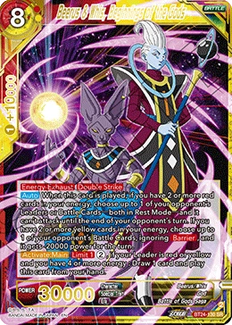 Beerus & Whis, Beginnings of the Gods BT24-130 card