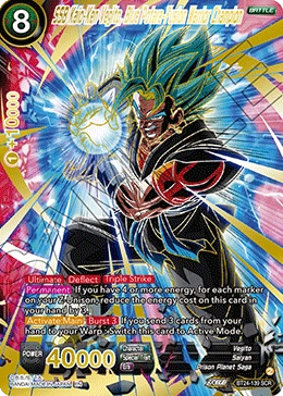 SSB Kaio-Ken Vegito, Blue Potara-Fusion Warrior Champion BT24-139 card