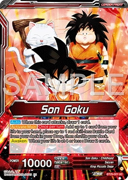Son Goku BT25-001 card