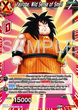 Yajirobe, Wild Sense of Smell BT25-003 card