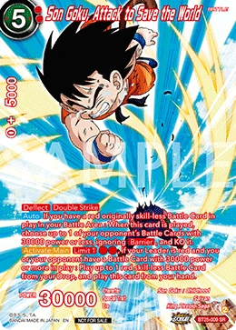 Son Goku, Attack to Save the World BT25-009_PR02 card