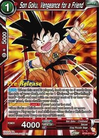 Son Goku, Vengeance for a Friend BT25-011 Dragon Ball Masters card, Promo