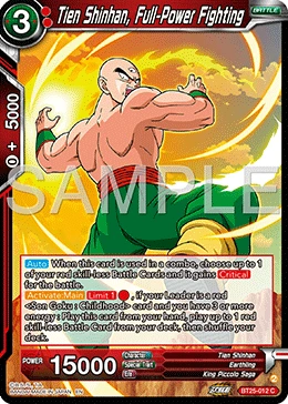 Tien Shinhan, Full-Power Fighting BT25-012 card